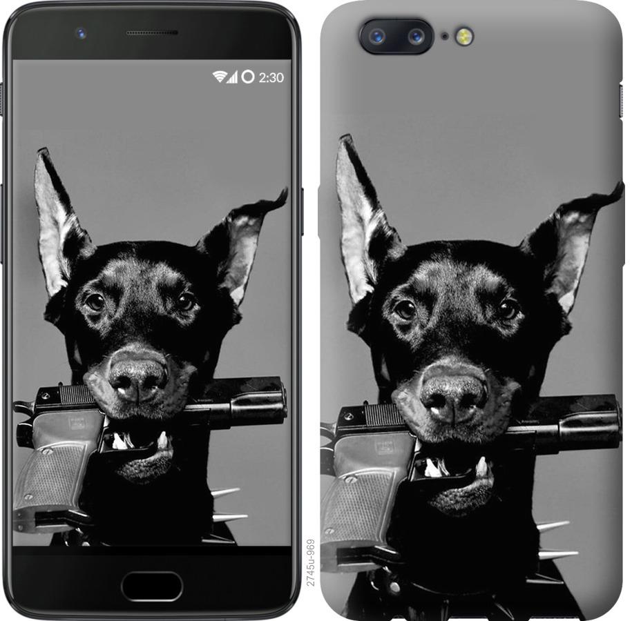 

Чохол на OnePlus 5 Доберман