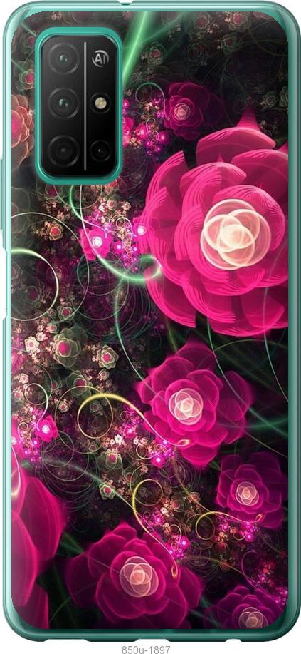 

Чехол на Huawei Honor 30S Абстрактные цветы 3