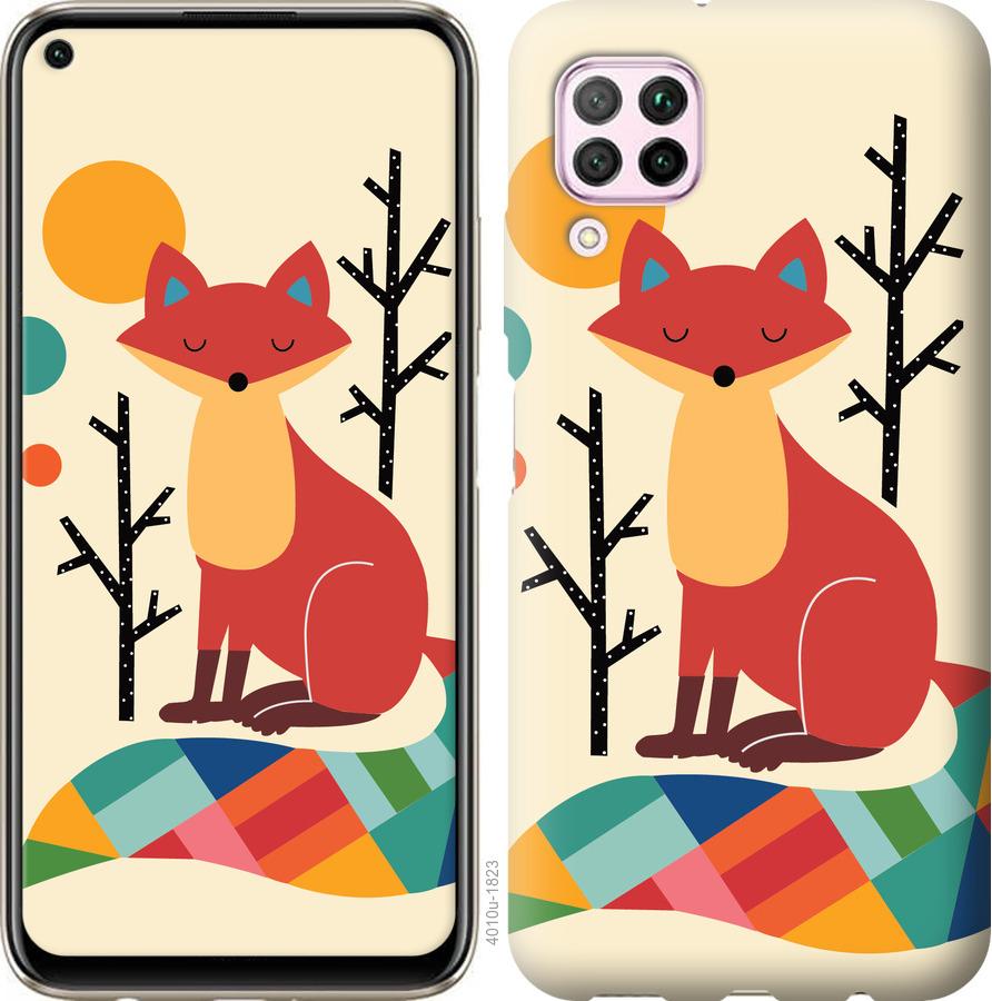 

Чехол на Huawei P40 Lite Rainbow fox