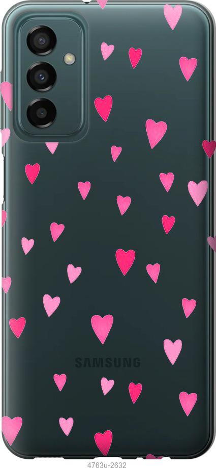 Чехол на Samsung Galaxy M23 M236B Сердечки 2
