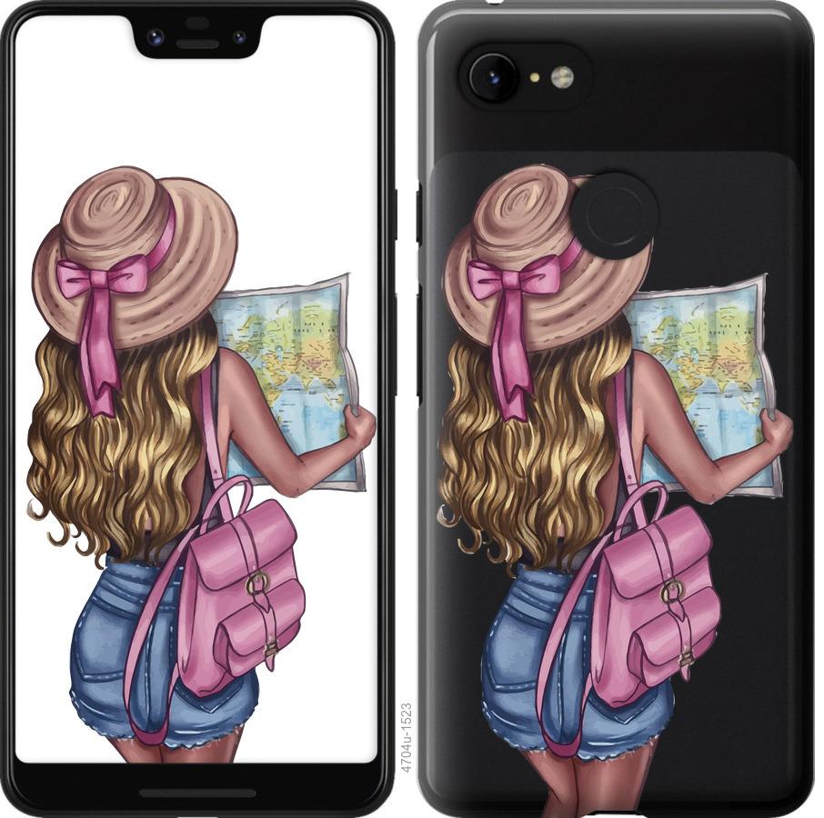 

Чохол на Google Pixel 3 XL Дівчина з картою