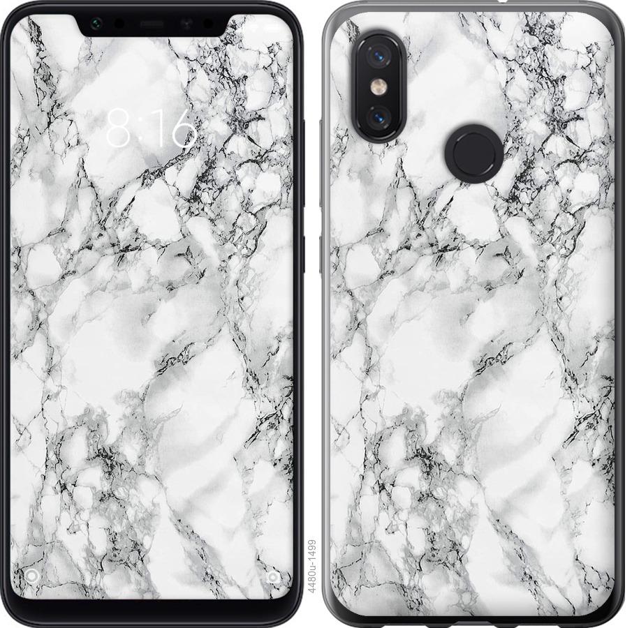 

Чохол на Xiaomi Mi8 мармур білий
