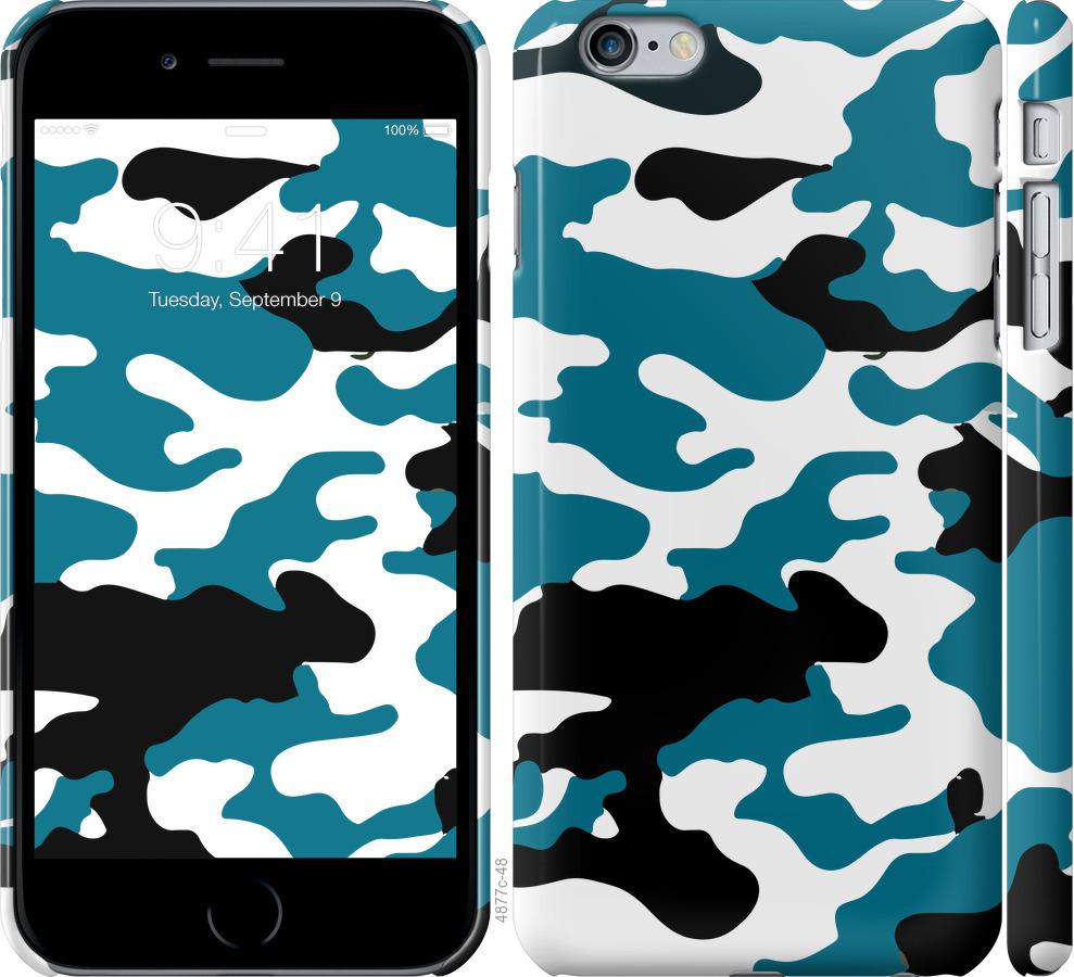

Чохол на iPhone 6 Plus Камуфляж прозорий фон