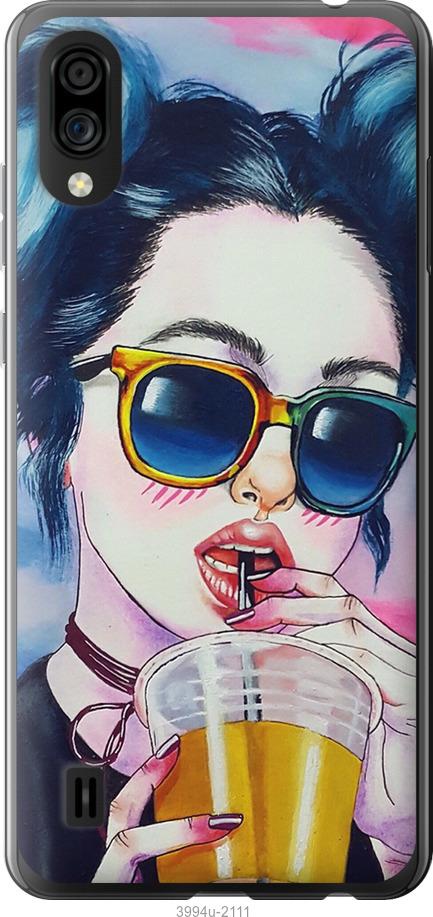 

Чехол на ZTE Blade A5 2020 Арт-девушка в очках