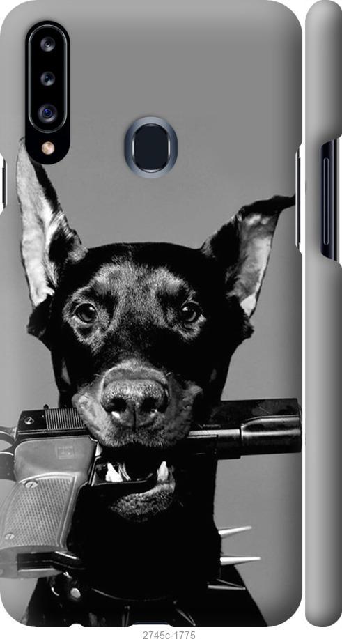 

Чохол на Samsung Galaxy A20s A207F Доберман