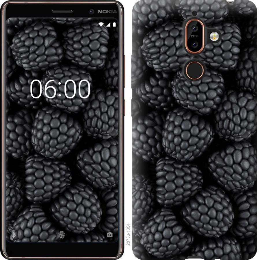 

Чохол на Nokia 7 Plus Чорна ожина