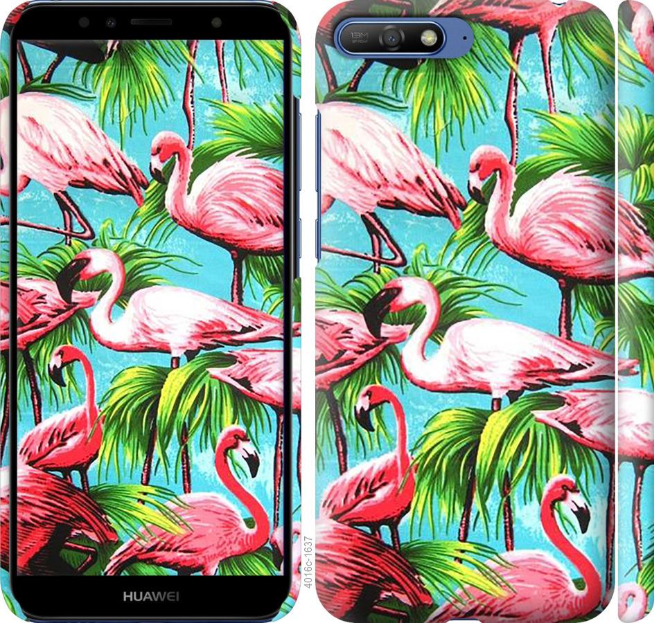 

Чехол на Huawei Y6 2018 Tropical background