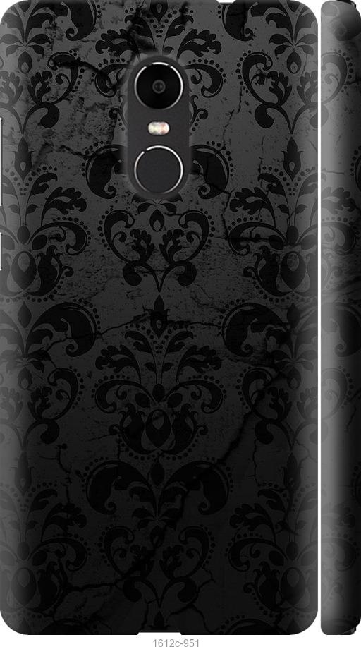 

Чехол на Xiaomi Redmi Note 4X узор черный