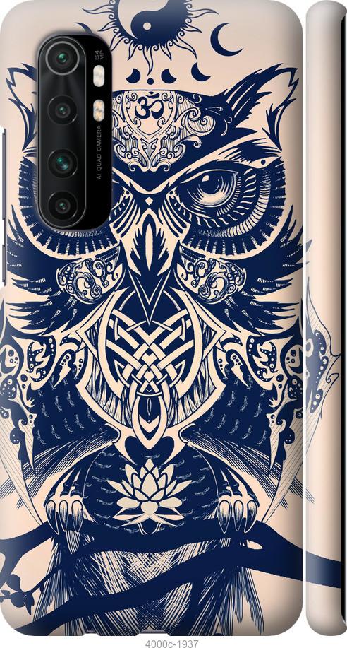 

Чехол на Xiaomi Mi Note 10 Lite Узорчатая сова