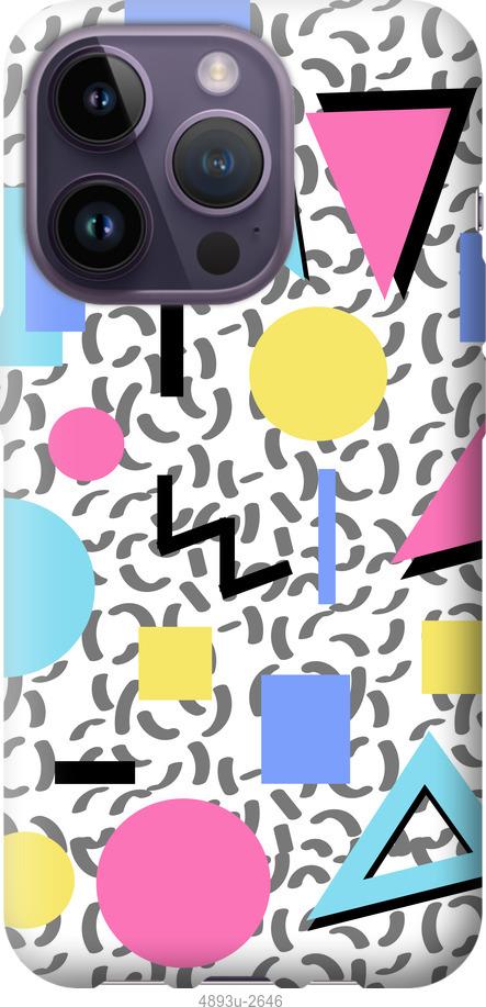 Чохол на iPhone 14 Pro  Color shapes