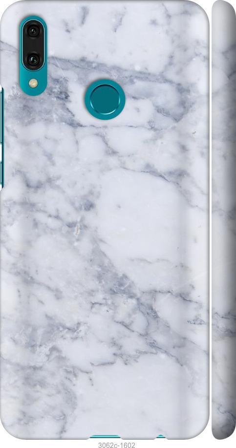 

Чехол на Huawei Y9 2019 Голубой мрамор