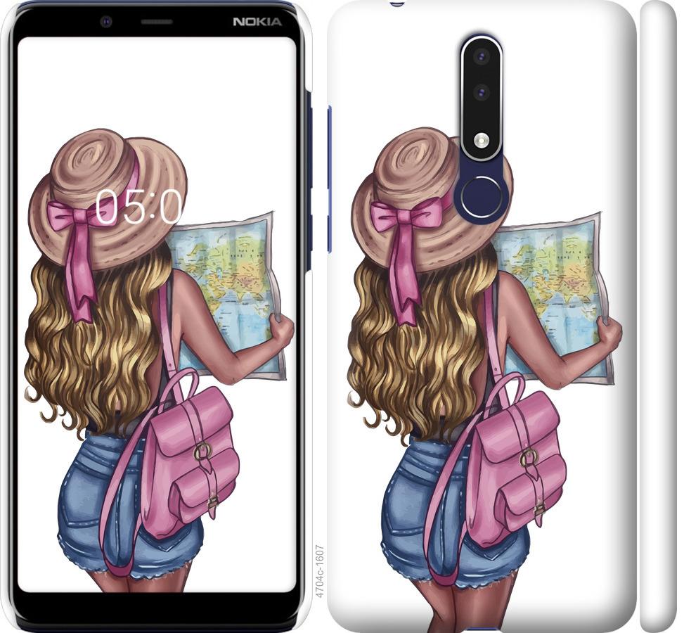 

Чохол на Nokia 3.1 Plus Дівчина з картою