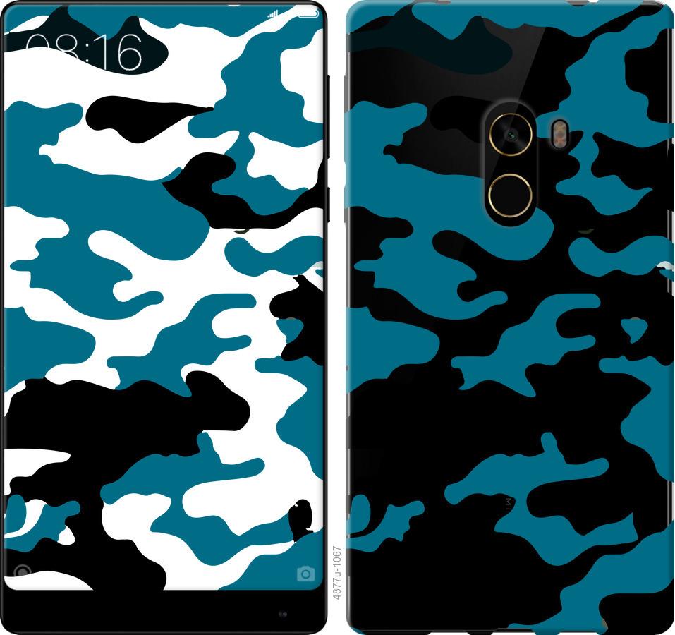

Чехол на Xiaomi Mi MiX 2 Камуфляж прозрачный фон