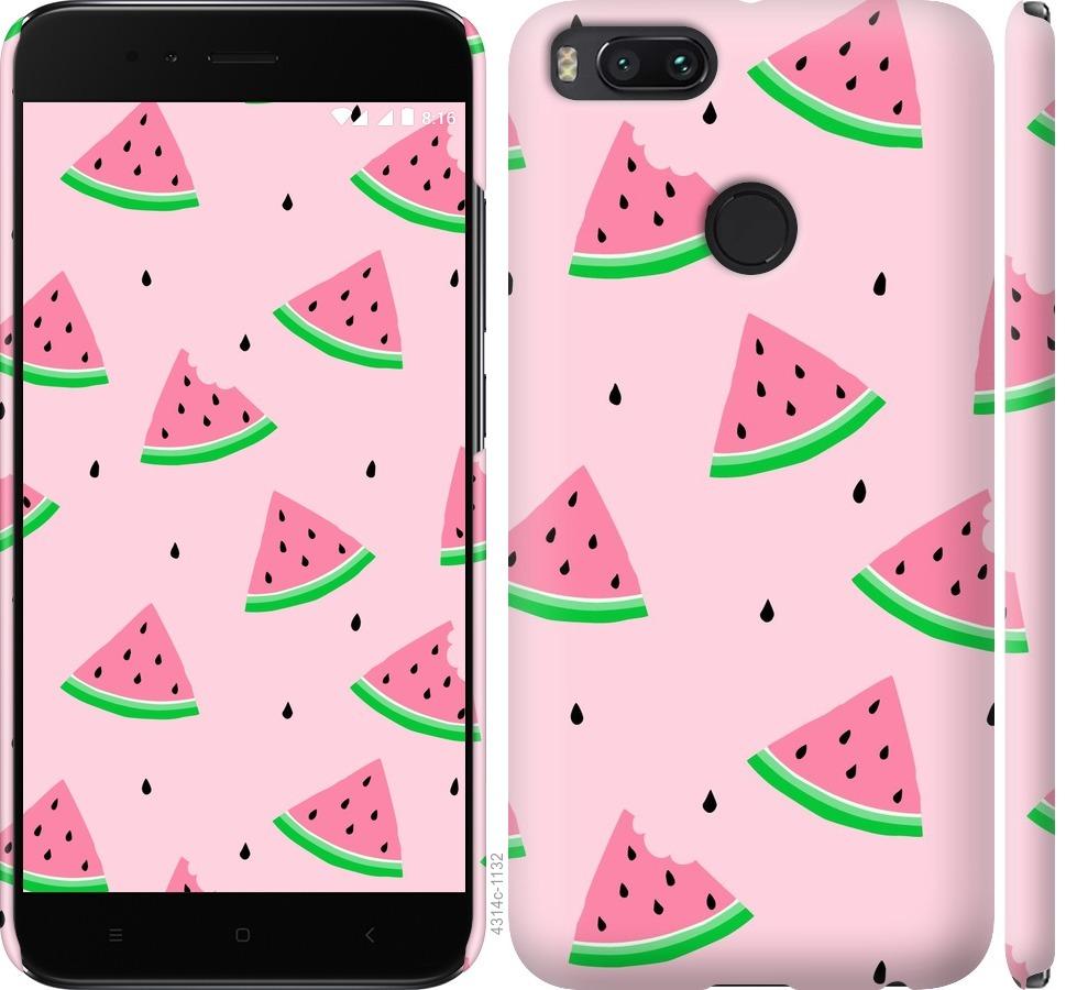 

Чехол на Xiaomi Mi A1 Розовый арбуз