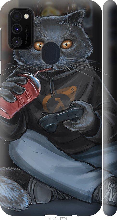 

Чехол на Samsung Galaxy M21 M215F gamer cat