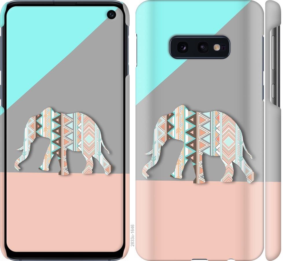 

Чохол на Samsung Galaxy S10e Візерунчастий слон