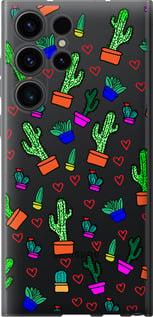 Чехол на Samsung Galaxy S23 Ultra Кактусы 4
