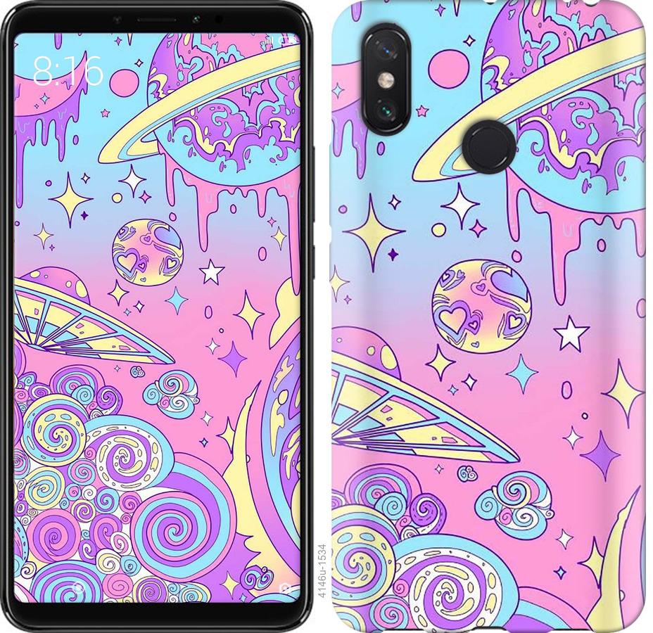 

Чохол на Xiaomi Redmi Note 8 Рожева галактика