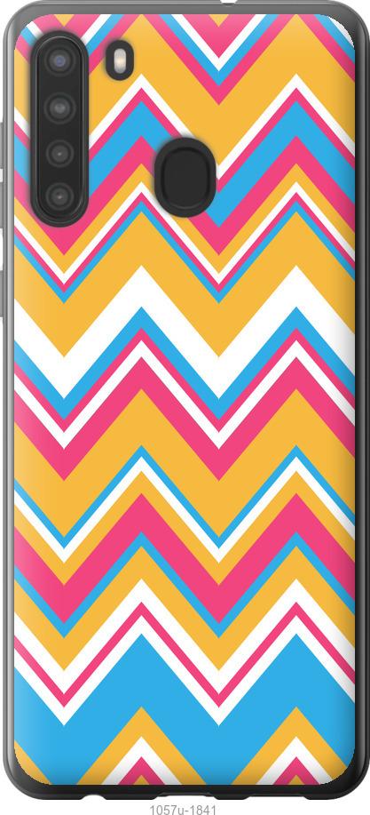 Чехол на Samsung Galaxy A21 Шеврон v2