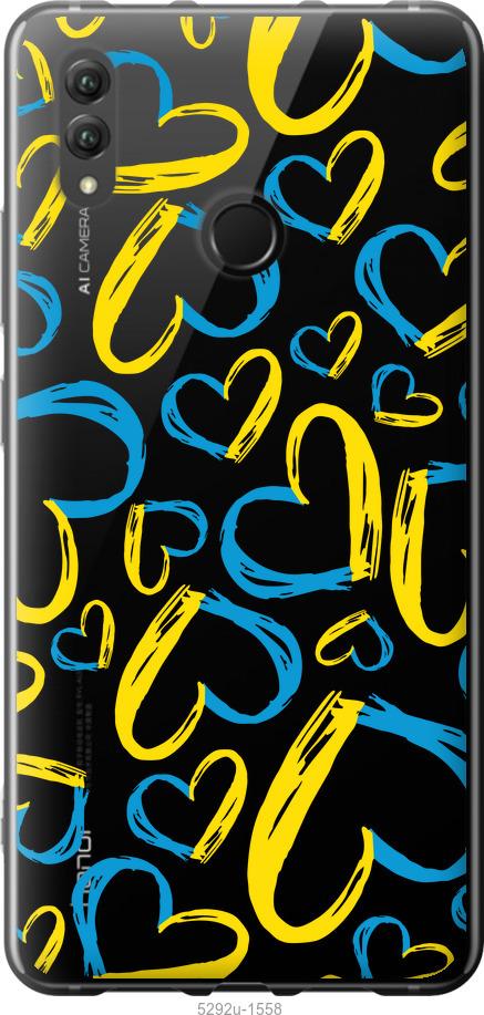 

Чехол на Huawei Honor Note 10 Сердца UA