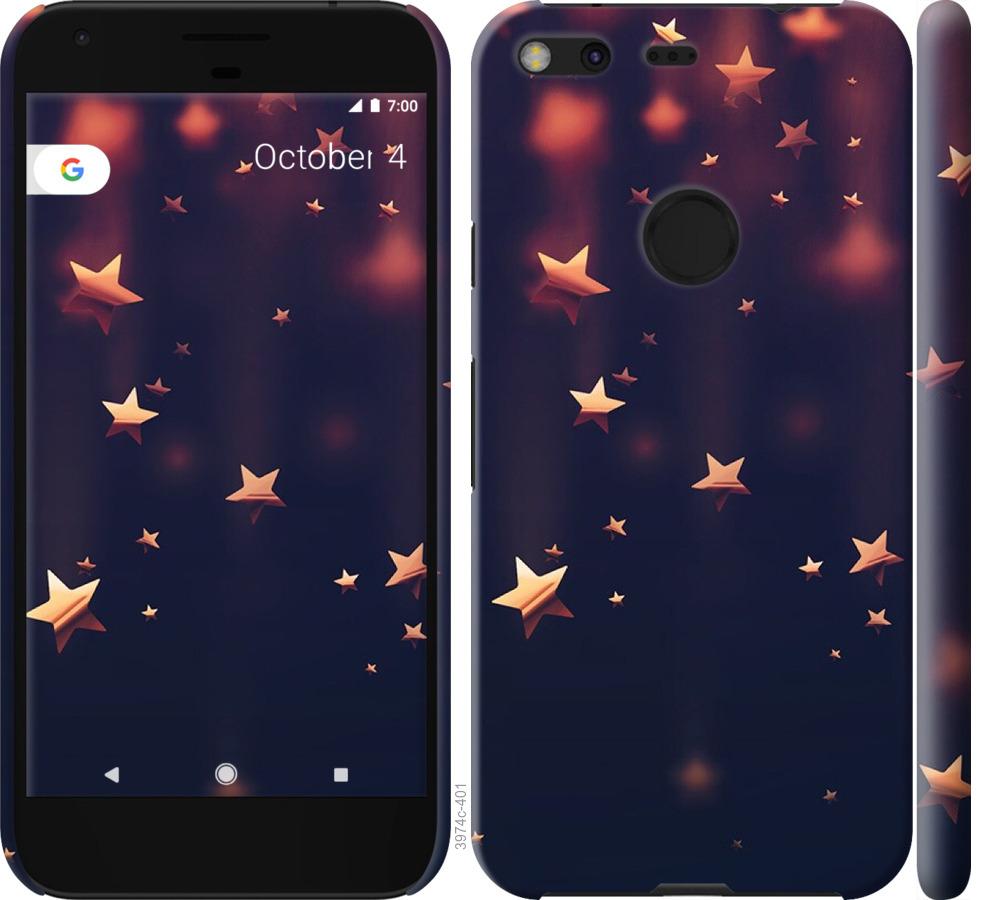 

Чехол на Google Pixel XL Падающие звезды