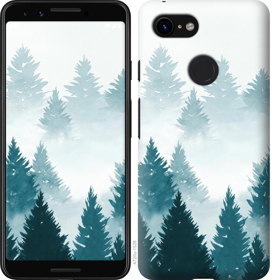 

Чохол на Google Pixel 3 Акварельні Ялинки