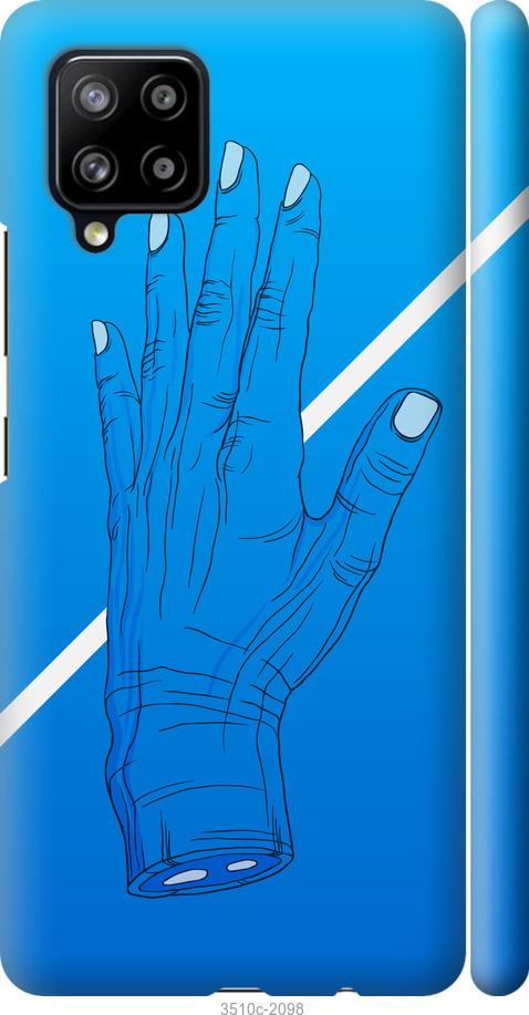 

Чохол на Samsung Galaxy A42 A426B Синій, Рука, Лінія, Градієнт, Зомбі, Глибина