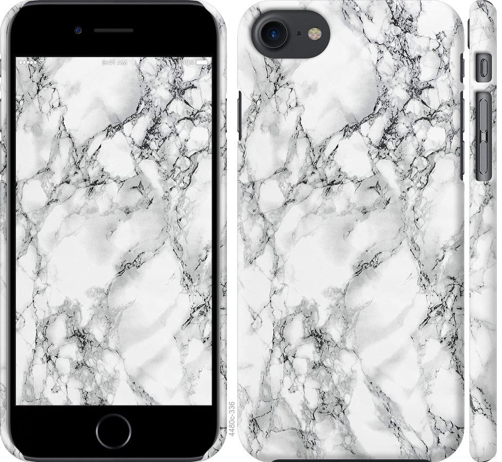 

Чохол на iPhone 8 мармур білий