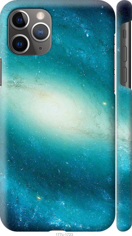Чохол на iPhone 11 Pro Max Блакитна галактика