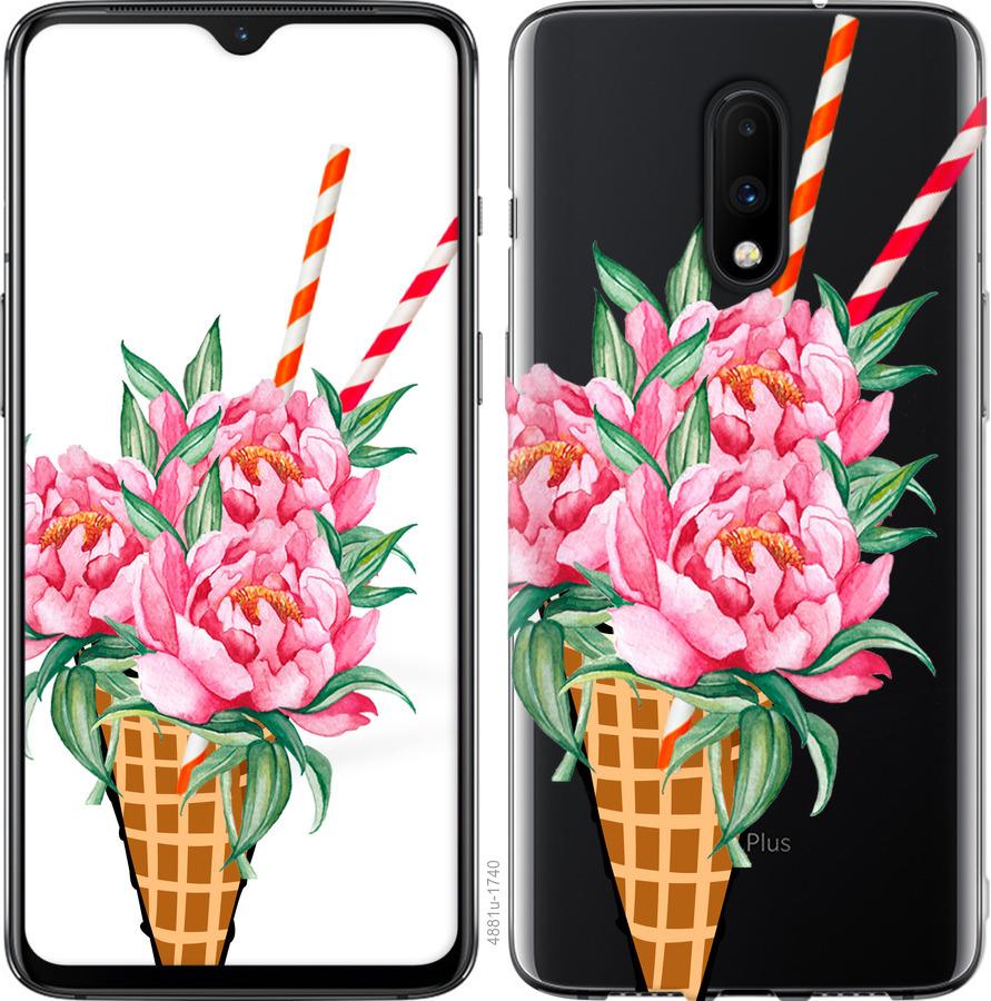 

Чохол на OnePlus 7 Морозиво-піони
