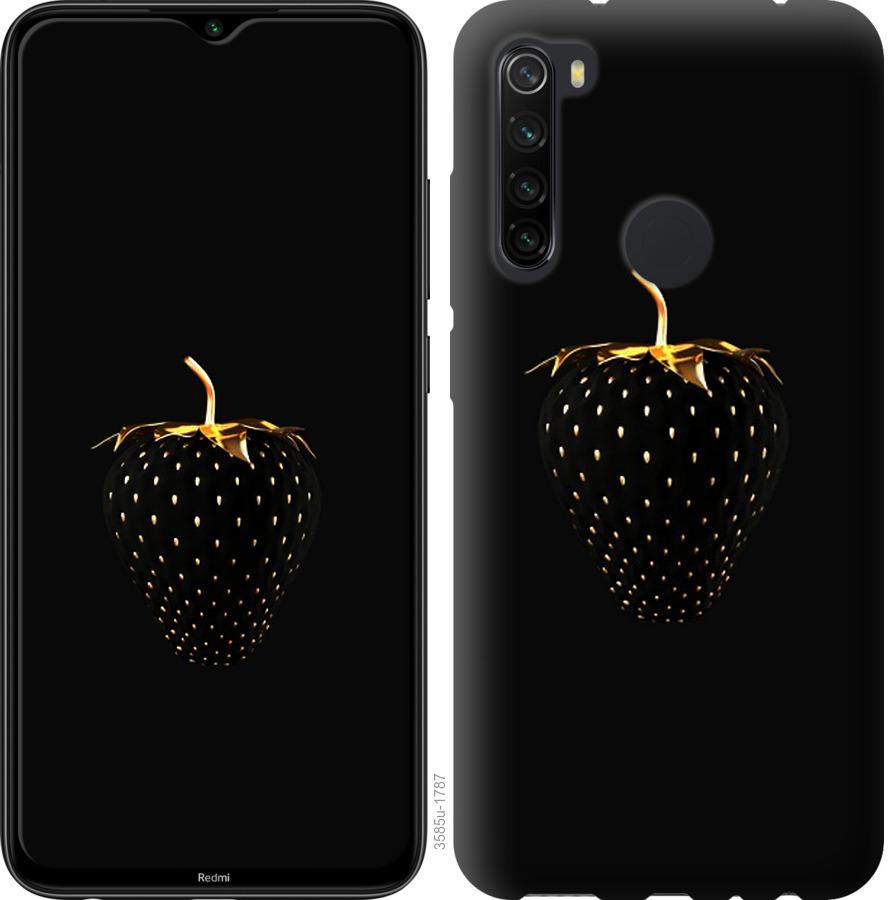 

Чохол на Samsung Galaxy A21 Чорна полуниця