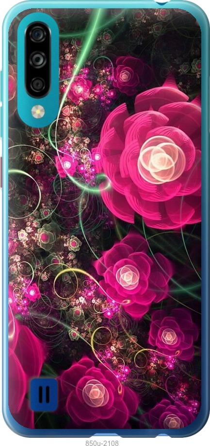 

Чехол на ZTE Blade A7 2020 Абстрактные цветы 3