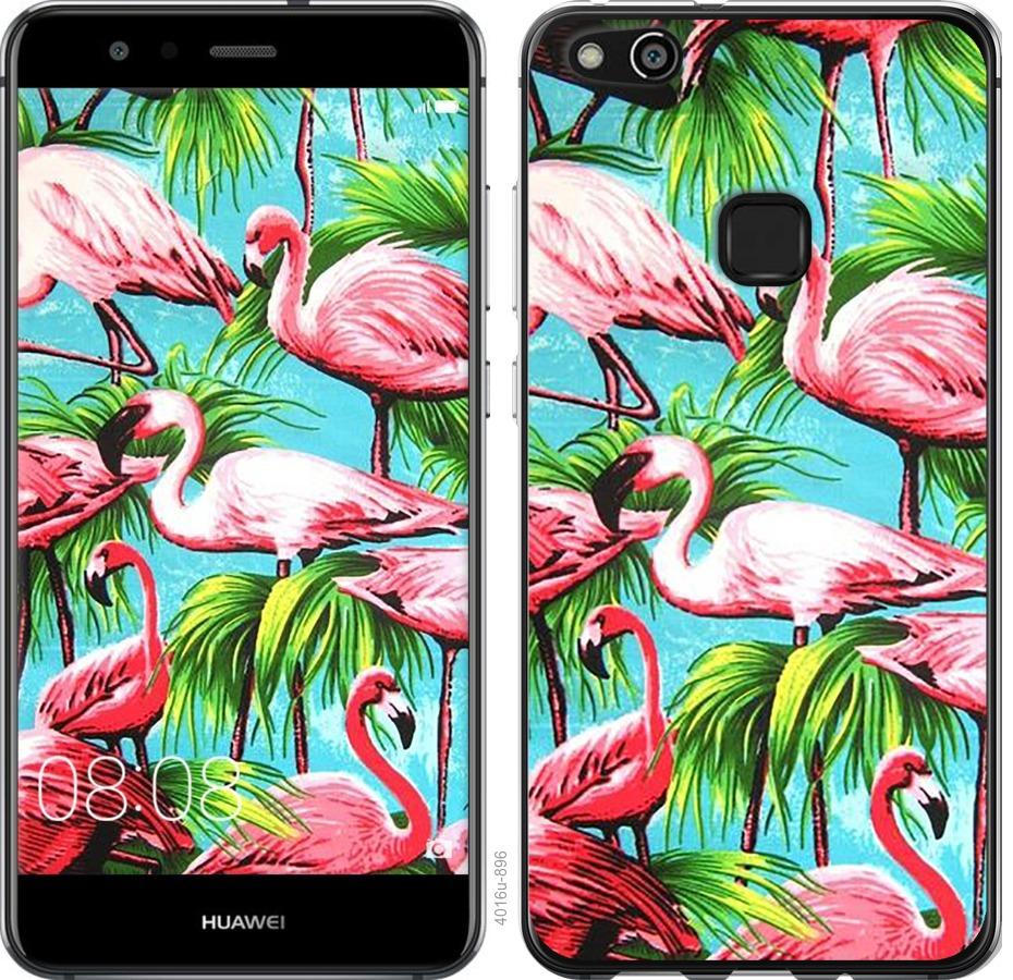 

Чехол на Huawei P10 Lite Tropical background