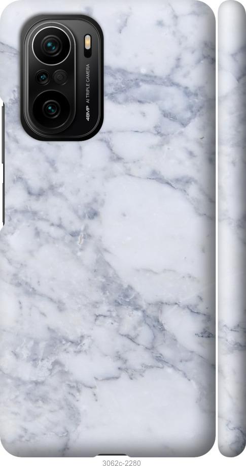 

Чохол на Xiaomi Poco F3 Блакитний мармур