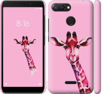 

Чохол на Xiaomi Redmi 6 Рожева жирафа