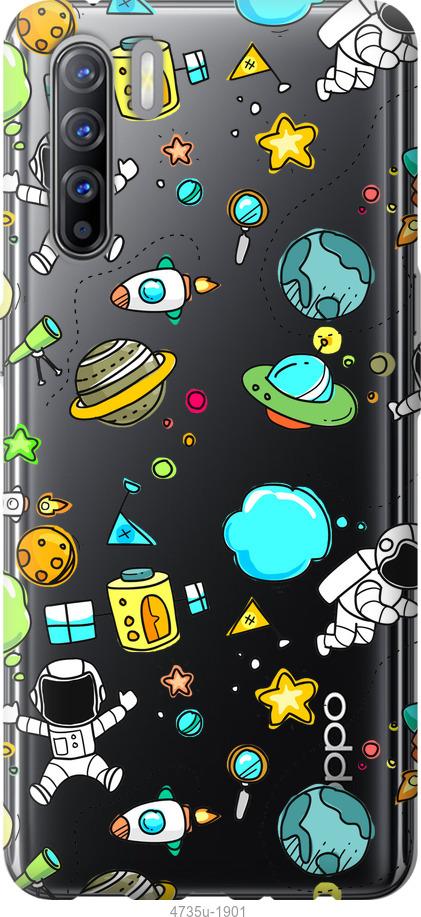 

Чехол на Oppo Reno 3 Космос
