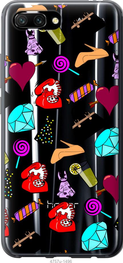 

Чехол на Huawei Honor 10 stickers