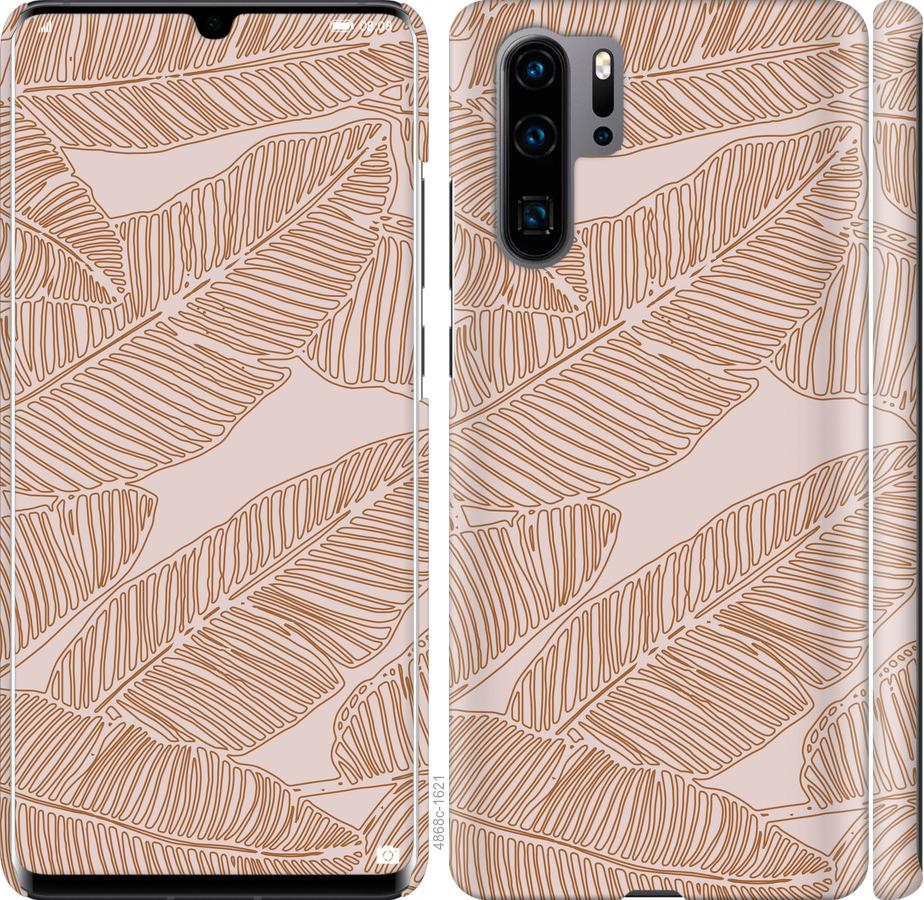 

Чехол на Huawei P30 Pro Листья банана