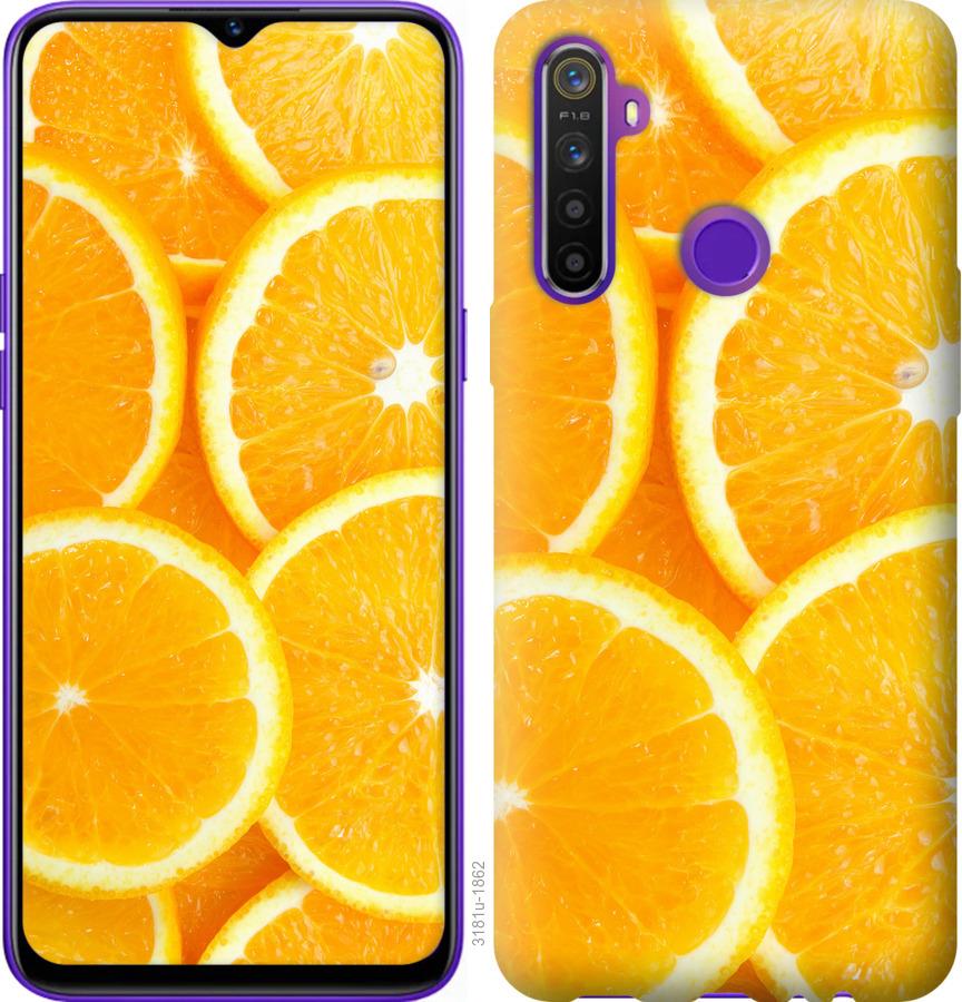

Чохол на Realme 5 Частки апельсина