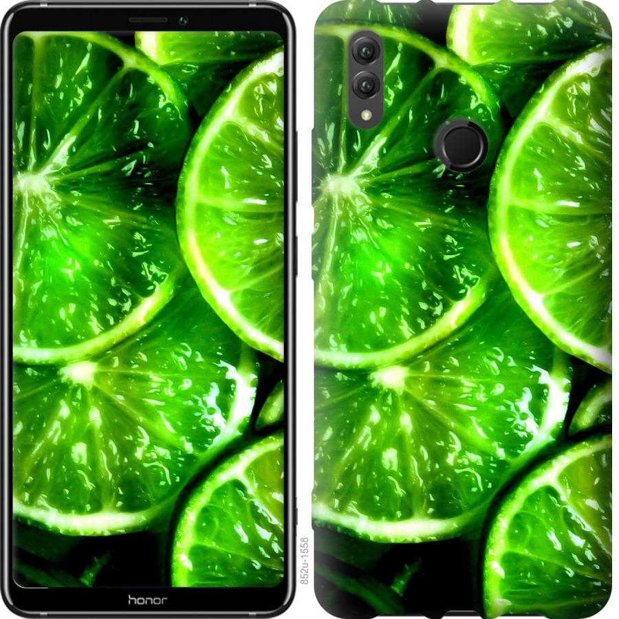 

Чохол на Huawei Honor Note 10 Зелені часточки лимона