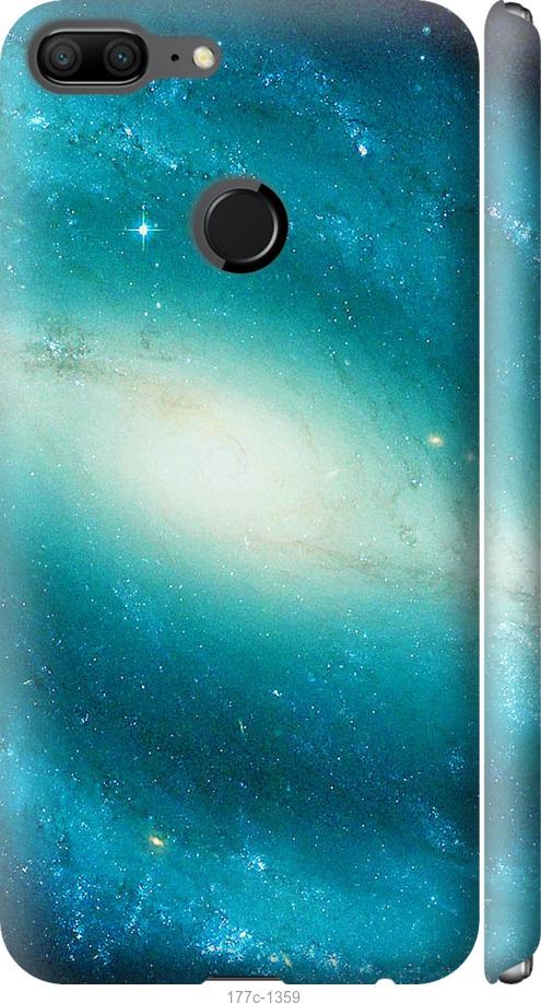 

Чехол на Huawei Honor 9 Lite Голубая галактика