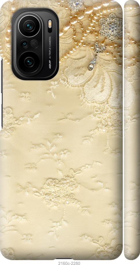 

Чехол на Xiaomi Poco F3 Кружевной орнамент