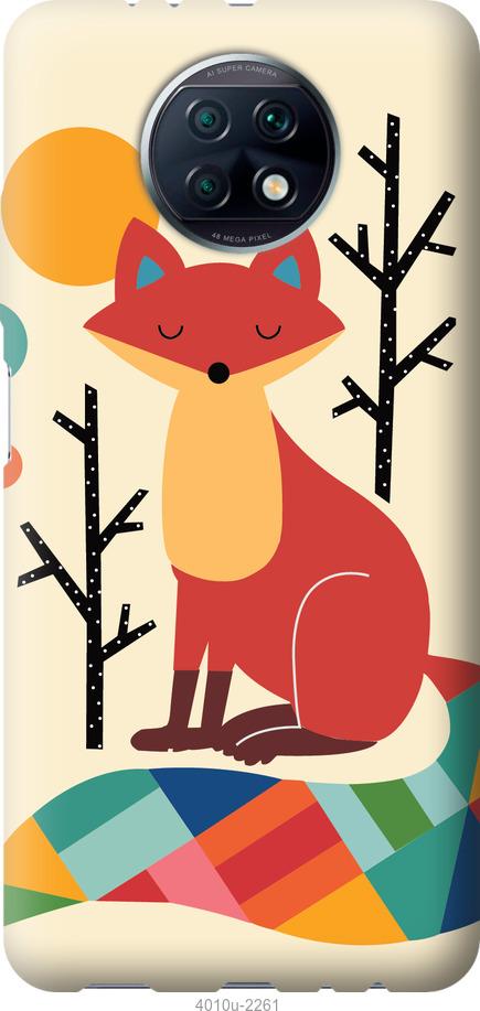 

Чехол на Xiaomi Redmi Note 9T Rainbow fox