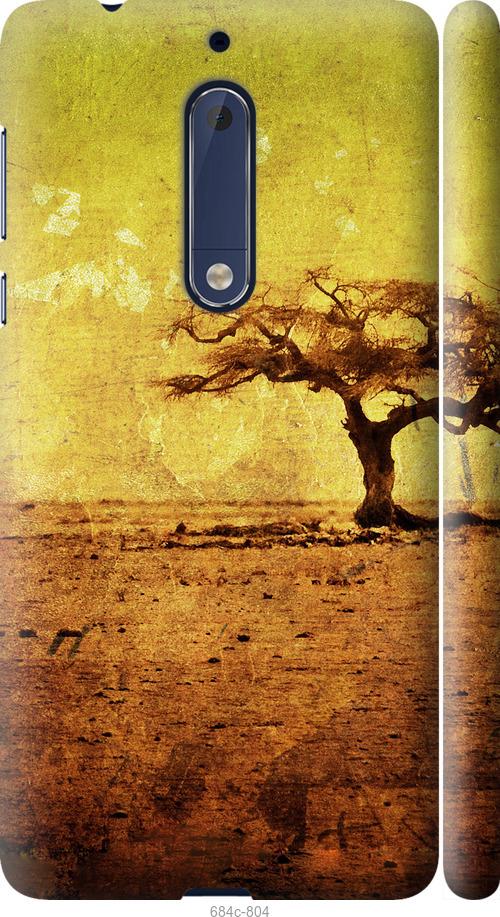 

Чехол на Nokia 5 Гранжевое дерево