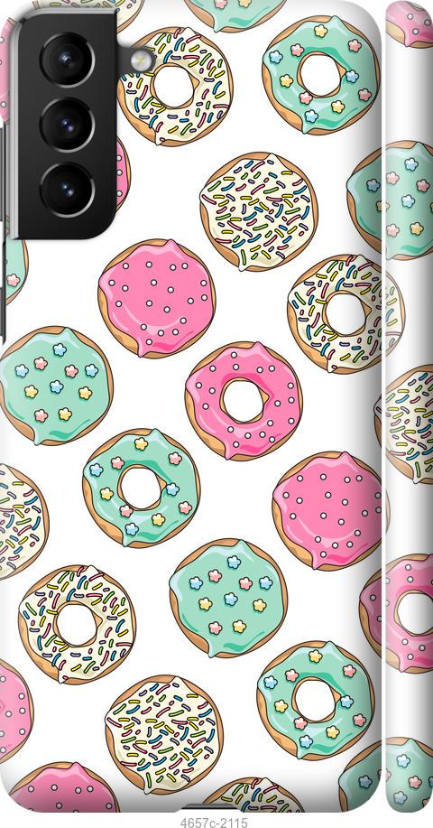 Чехол на Samsung Galaxy S21 Plus Пончики 1
