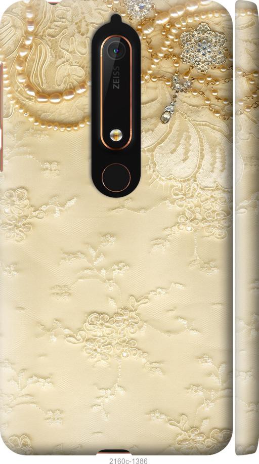 

Чехол на Nokia 6 2018 Кружевной орнамент
