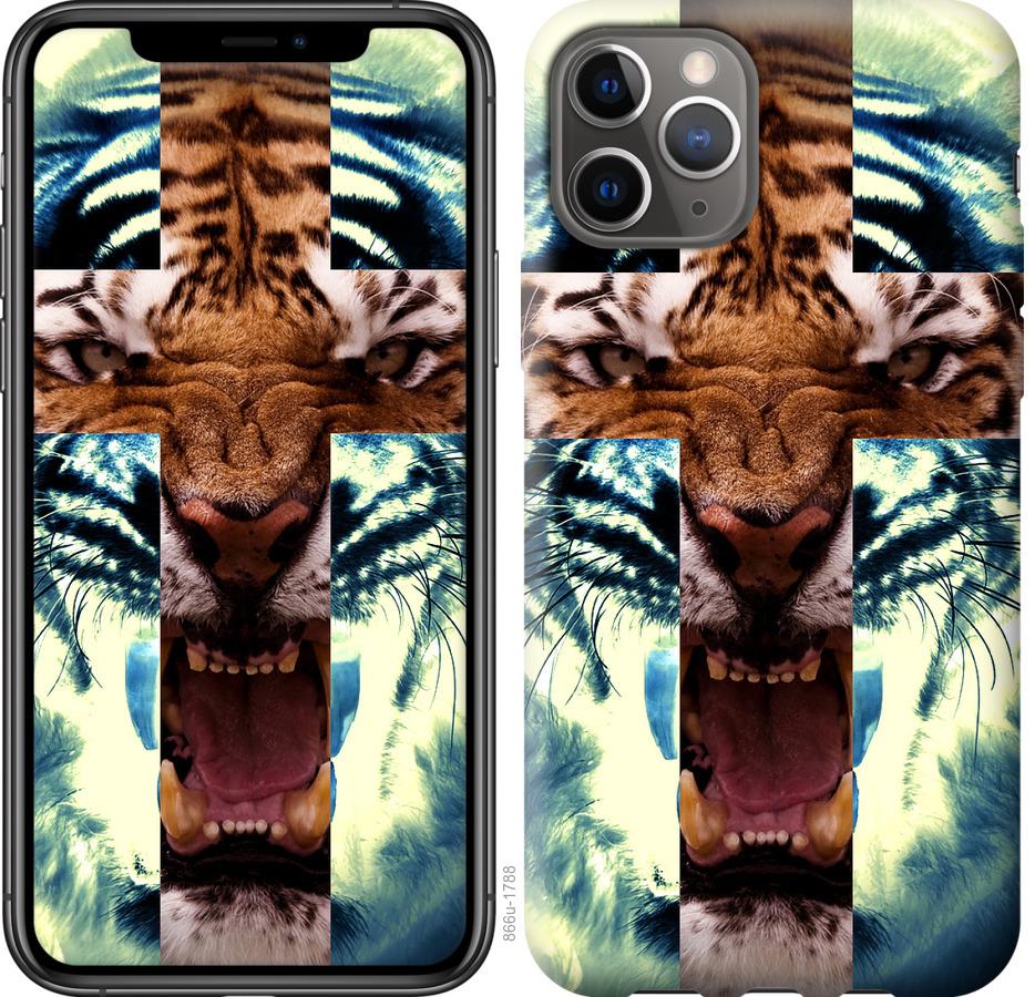 

Чохол на iPhone 11 Pro Злий тигр