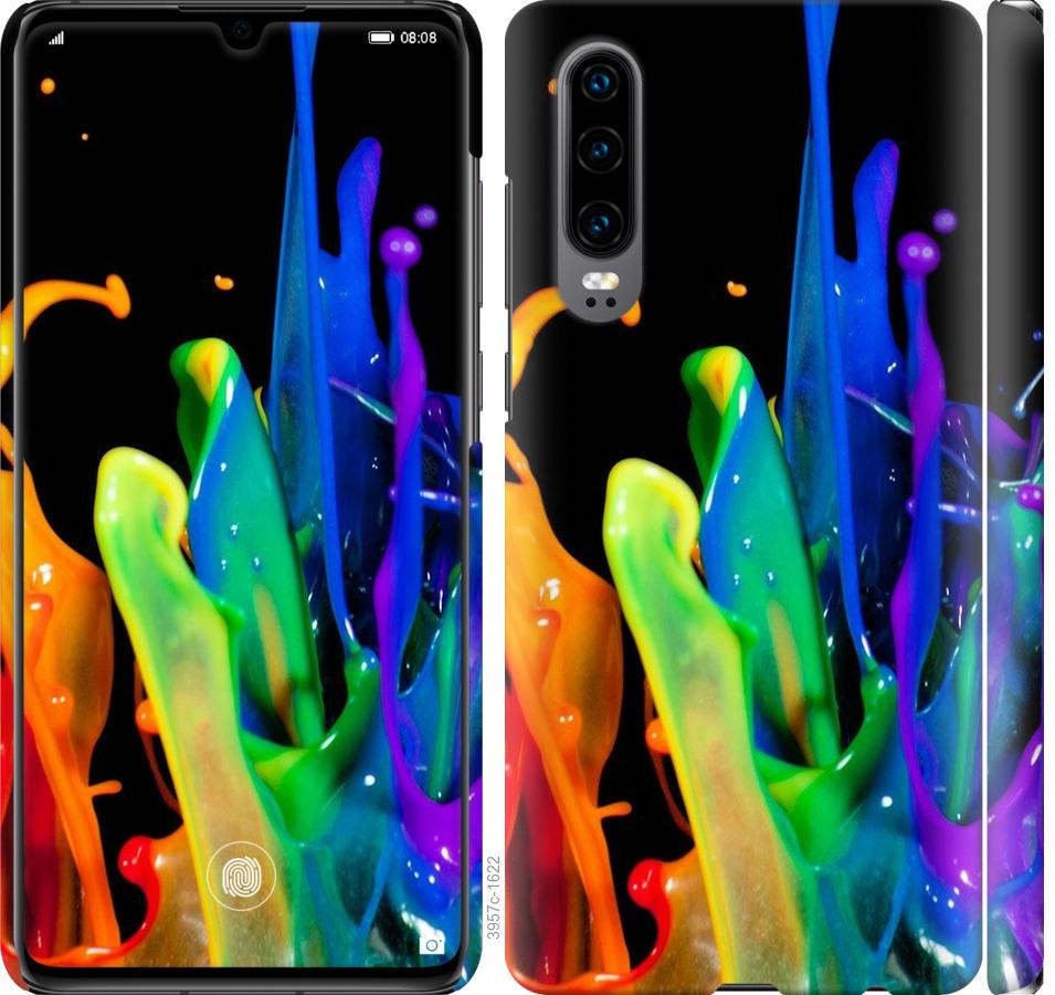 

Чохол на Huawei P30 бризки фарби