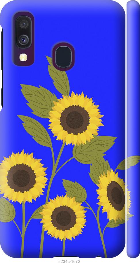 Чохол на Samsung Galaxy A40 2019 A405F Соняшники v2