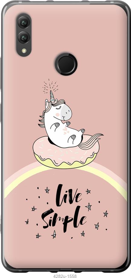 

Чехол на Huawei Honor Note 10 Единорожка в пончике